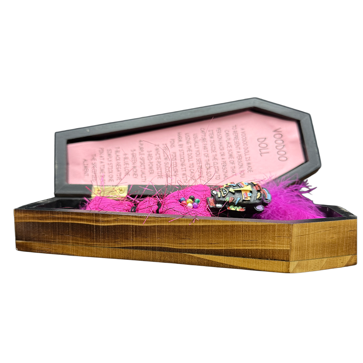New Orleans Voodoo Doll in Coffin Box