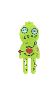 Voodoo Doll Magnet green