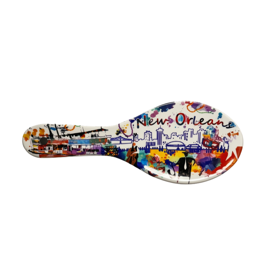 New Orleans Watercolor Spoon Rest