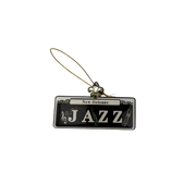 New Orleans Jazz Fleur-de-Lis Street Sign Ornament