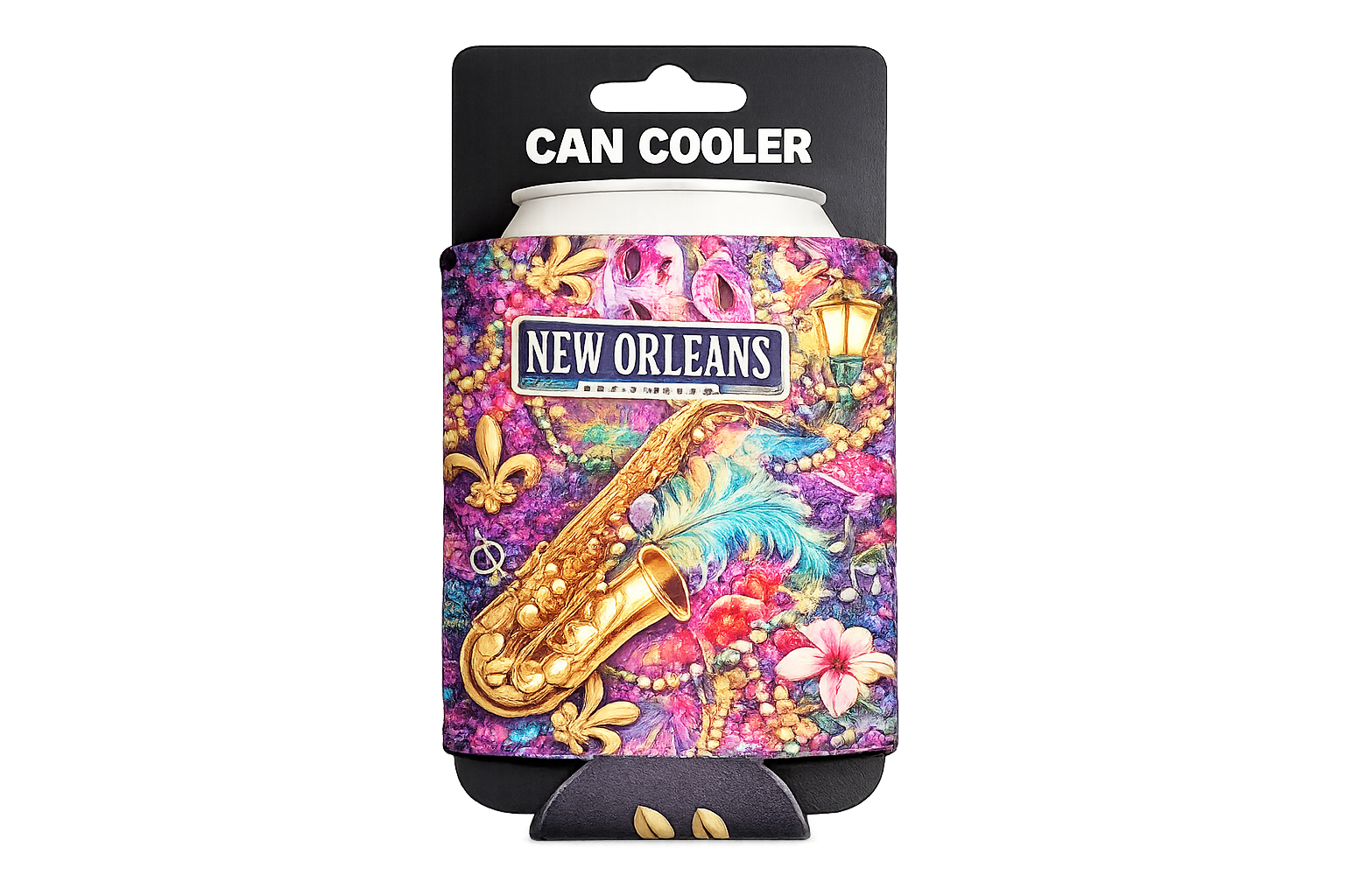 New Orleans Saxophone Can Cooler