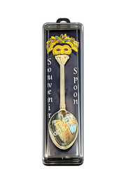 New Orleans Mardi Gras Feather 3D Mask Collectible Souvenir Spoon