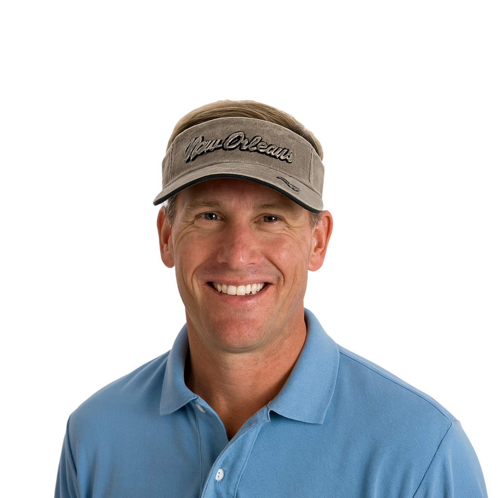 New Orleans Visor - Khaki