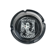 New Orleans Lady Voodoo Glass Ashtray