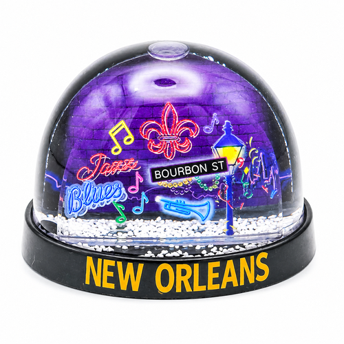New Orleans Bourbon Street Jazz Water Globe