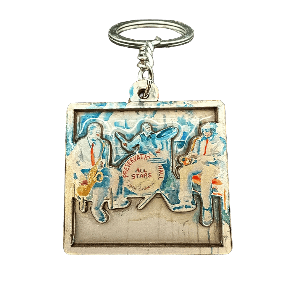All-Stars Jazz Band Art Print Keychain