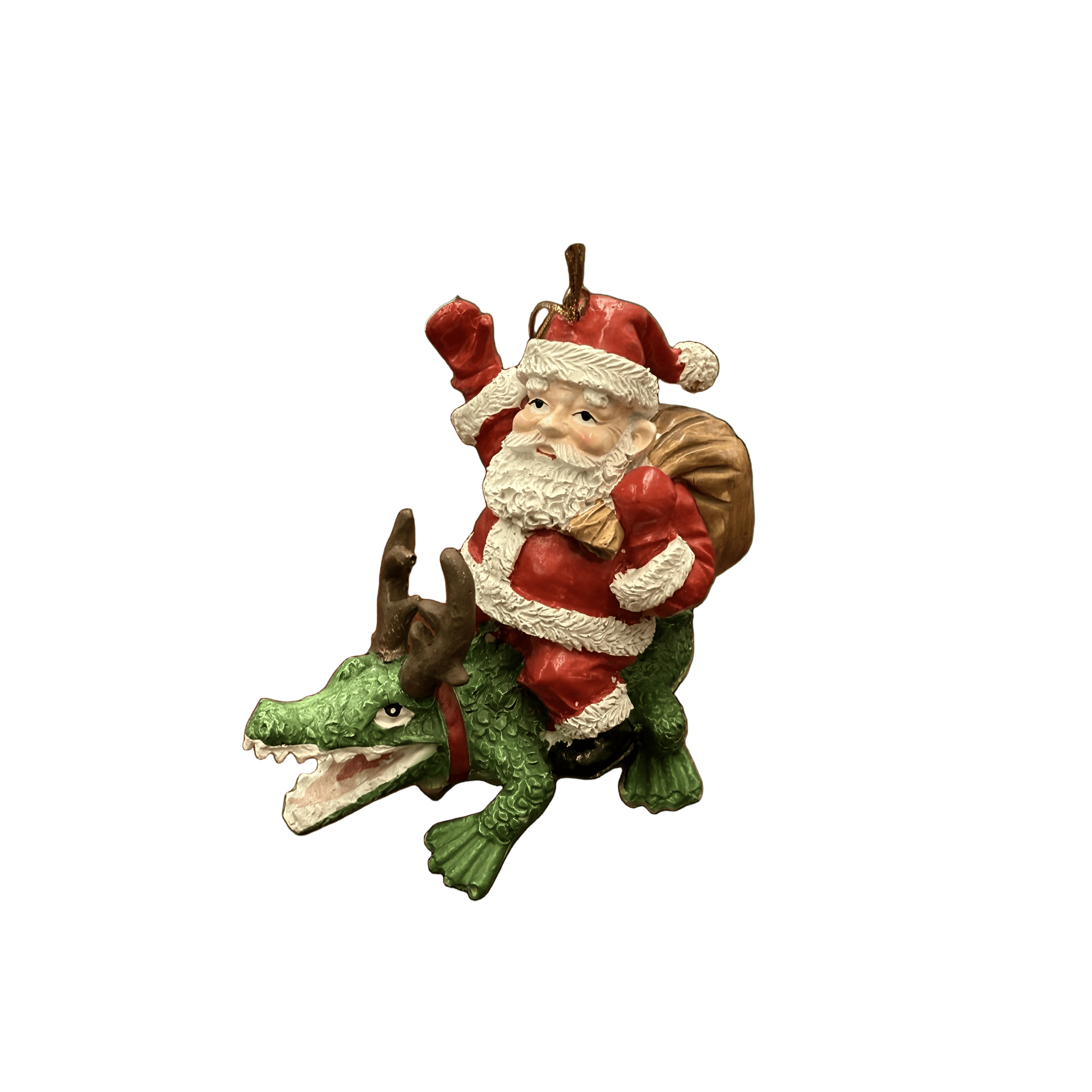 Santa Riding Gator 2