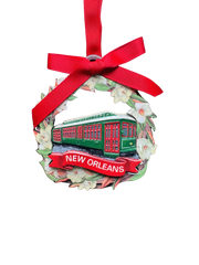 New Orleans Streetcar Ornament